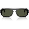 imagePersol Po3369s Aviator SunglassesBlackGreen