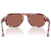 imagePersol Po3369s Aviator SunglassesCyclamenKhakiBrown