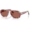 imagePersol Po3369s Aviator SunglassesCyclamenKhakiBrown