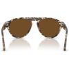 imagePersol Po3370s Aviator SunglassesAmber BrownPirate BlackBrown Polarized