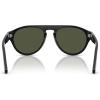 imagePersol Po3370s Aviator SunglassesBlackGreen