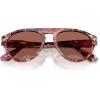 imagePersol Po3370s Aviator SunglassesCyclamenKhakiBrown