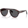 imagePersol Po3370s Aviator SunglassesHavanaDark Grey