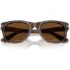 imagePersol Po3372s Square SunglassesStriped BrownPolarized Brown