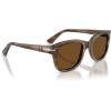imagePersol Po3372s Square SunglassesStriped BrownPolarized Brown