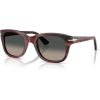 imagePersol Po3372s Square SunglassesStriped BurgundyGradient Grey