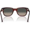 imagePersol Po3372s Square SunglassesStriped BurgundyGradient Grey