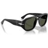 imagePersol Po3373s Vincent Aviator SunglassesBlackGreen