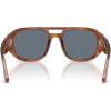 imagePersol Po3373s Vincent Aviator SunglassesTerra Di SienaLight Blue