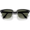 imagePersol Po3375s Square SunglassesBlackPolarized Green