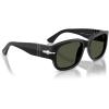 imagePersol Po3380s Square SunglassesBlackGreen