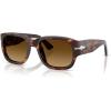 imagePersol Po3380s Square SunglassesHavanaLight Brown Gradient Dark Brow