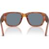 imagePersol Po3380s Square SunglassesTerra Di SienaLight Blue