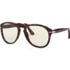 imagePersol Mens PO0649 Polarized Aviator Sunglasses HavanaGrey 54 mm