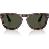 imagePersol Mens Po3333s Elio Square SunglassesHavanaGreen