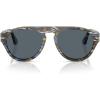 imagePersol Po3370s Aviator SunglassesFrost GreyNautical BlueBlue