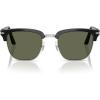 imagePersol Po3375s Square SunglassesBlackPolarized Green