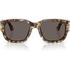imagePersol Po3380s Square SunglassesBrownBeige TortoiseDark Grey