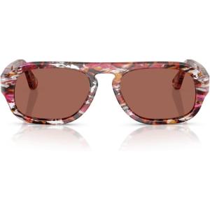 imagePersol Po3369s Aviator SunglassesCyclamenKhakiBrown