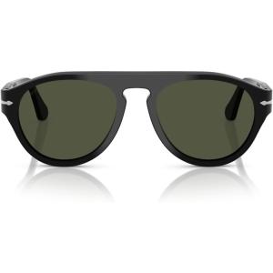 imagePersol Po3370s Aviator SunglassesBlackGreen