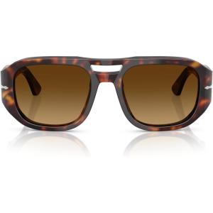 imagePersol Po3373s Vincent Aviator SunglassesHavanaLight Brown Gradient Dark Brow