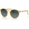 imagePersol Mens Po3171s Round SunglassesMieleBlue Gradient Dark Blue Polarized