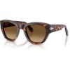 imagePersol Po0054s Square SunglassesHavanaBrown Gradient Brown Polarized