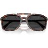 imagePersol Po0203s Square SunglassesHavanaPolarized Black