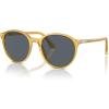 imagePersol Po3350s Round SunglassesHoney TortoiseBrownGreen