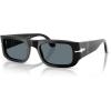 imagePersol Po3362s Square SunglassesBlackDark Blue Polarized