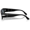imagePersol Po3362s Square SunglassesBlackDark Blue Polarized