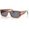 imagePersol Po3362s Square SunglassesTerra Di SienaBlue