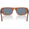 imagePersol Po3362s Square SunglassesTerra Di SienaBlue