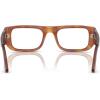 imagePersol Po3362s Square SunglassesTerra Di SienaTransition Clear to Green