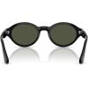 imagePersol Womens Po3378s Loris Oval SunglassesBlackGreen