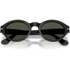 imagePersol Womens Po3378s Loris Oval SunglassesBlackGreen