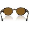 imagePersol Womens Po3378s Loris Oval SunglassesBrown TortoiseBrown