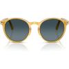 imagePersol Mens Po3171s Round SunglassesMieleBlue Gradient Dark Blue Polarized