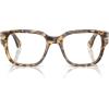 imagePersol PO3374V Square Prescription Eyewear Frames Brown 51 mm