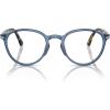 imagePersol Po3218v Round Prescription Eyewear FramesTransparent NavyDemo Lens