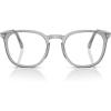 imagePersol Po3318v Round Prescription Eyewear FramesTransparent GreyDemo Lens