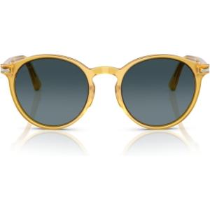 imagePersol Mens Po3171s Round SunglassesMieleBlue Gradient Dark Blue Polarized