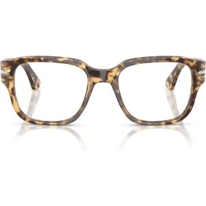 imagePersol PO3374V Square Prescription Eyewear Frames Brown 51 mm