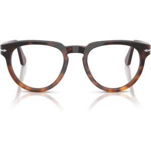imagePersol PO3377V Round Prescription Eyewear Frames Brown 50 mm