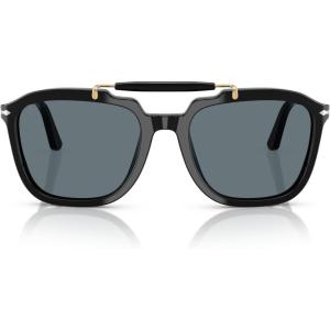 imagePersol Po0203s Square SunglassesBlackDark Blue Polarized