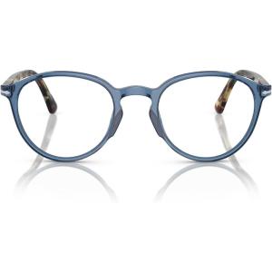 imagePersol Po3218v Round Prescription Eyewear FramesTransparent NavyDemo Lens