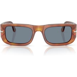 imagePersol Po3362s Square SunglassesTerra Di SienaBlue