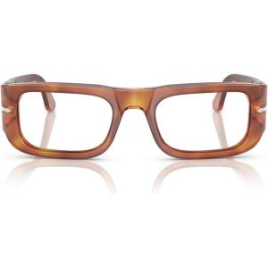 imagePersol Po3362s Square SunglassesTerra Di SienaTransition Clear to Green