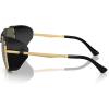 imagePersol Mens PO113SZ Polarized Rectangular Sunglasses Gold 55 mm