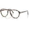 imagePersol PO3371V Lynn Aviator Prescription Eyewear Frames Brown 53 mm